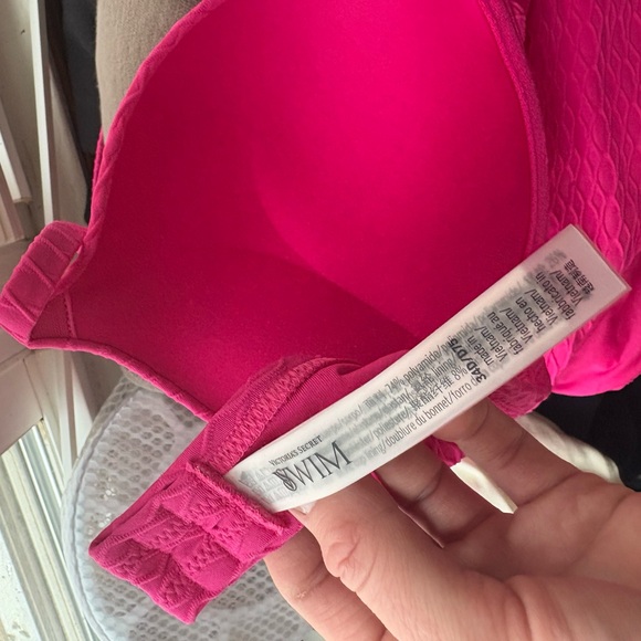 Victoria's Secret Hot Pink Textured Bikini - Picture 2 of 4